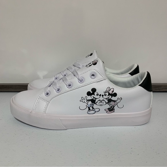 Ground Up Disney Mickey & Minnie Mouse Court Low Top Sneakers-Size 8 NWT - Picture 3 of 16
